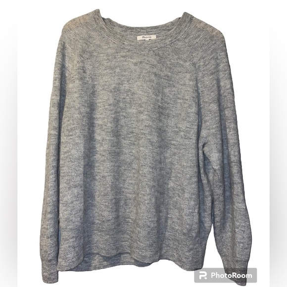 Madewell Sweaters - Madewell gray alpaca blend sweater XL